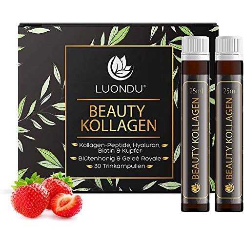Hyaluron-Drink Luondu Beauty Kollagen Trinkampullen, 30 Stück