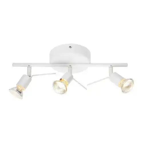 IKEA-Deckenlampe Ikea TROSS -Deckenschiene 3- Spots weiß