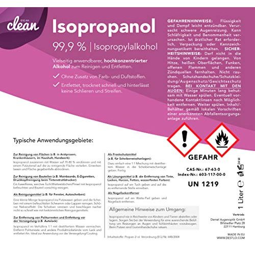 Isopropanol (1l) Demel Augenoptik Isopropanol IPA 99,9%