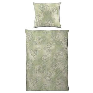 Jersey-Bettwäsche ESTELLA Kissenbezug, Verde, 40×80 cm