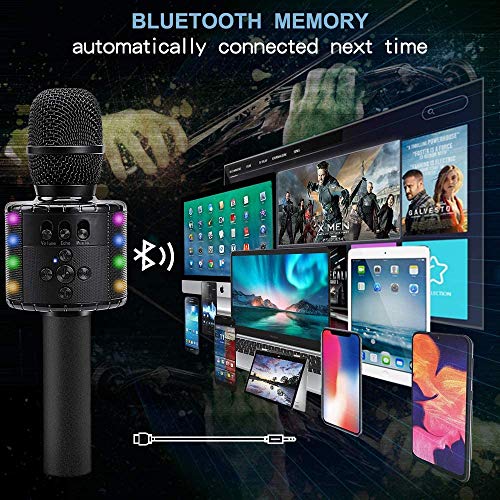 Karaoke-Mikrofon BONAOK Karaoke Mikrofon Kinder, Bluetooth