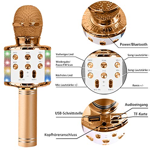 Karaoke-Mikrofon Vailge Karaoke Mikrofon Kinder Bluetooth