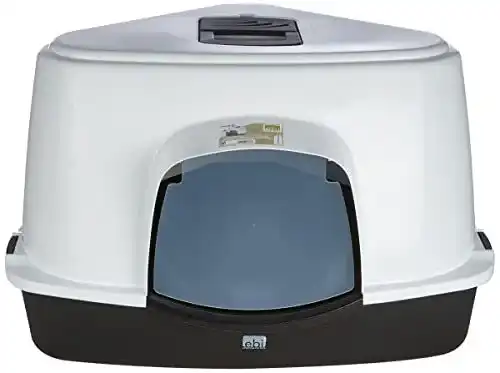 Katzenklo XXL Europet-Bernina Eck-Toilette m Dach groß
