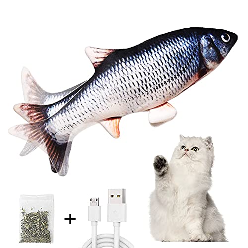 Die beste katzenspielzeug elektrisch ancosoo katzenminze fischspielzeug Bestsleller kaufen