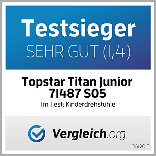 Kinderdrehstuhl Topstar 71487S05 Titan Junior, Netzrückenlehne