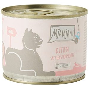 Kittenfutter MjAMjAM Kitten saftiges Hühnchen mit Lachsöl, 6er