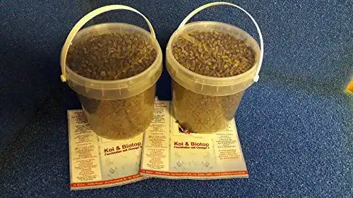 Koi-Winterfutter Koi-Börse 6 mm in Eimer verschlossen, 2 kg