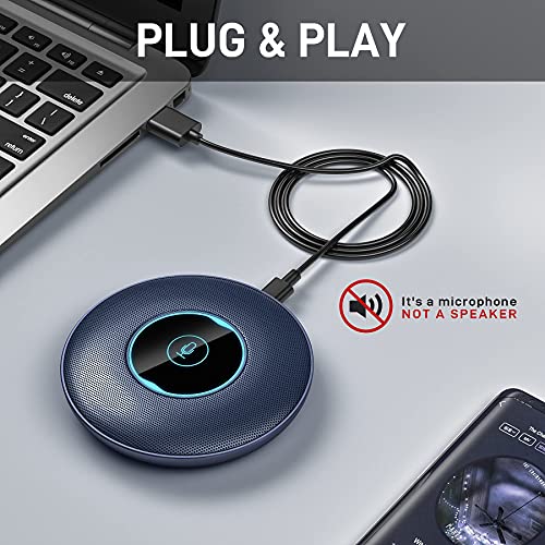 Konferenzmikrofon Allgetc ® PC, Tischmikrofon Plug & Play, USB