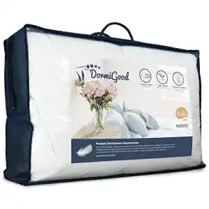 Kopfkissen 80 x 80 cm DormiGood, Premium Daunenkissen