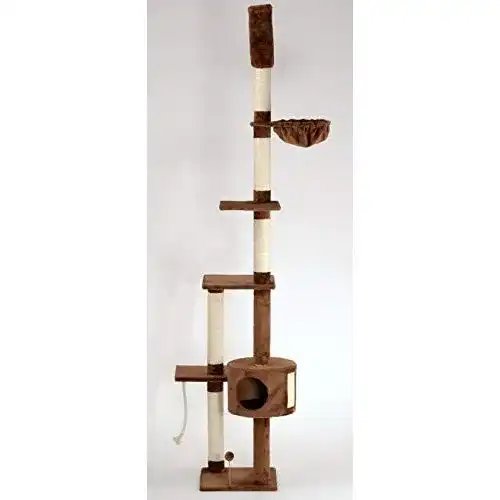 Kratzbaum deckenhoch animal-design Katzen- XXL Lucy