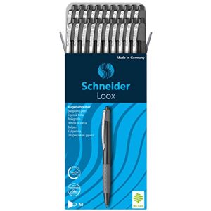 Kugelschreiber Schneider Loox, schwarz, Strichstärke M, 20er Pack