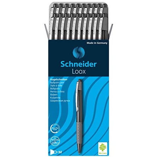 Die beste kugelschreiber schneider loox schwarz strichstaerke m 20er pack Bestsleller kaufen