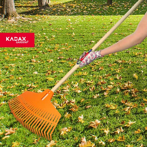 Laubbesen KADAX Rechen für Gras und Blätter, breite Harke