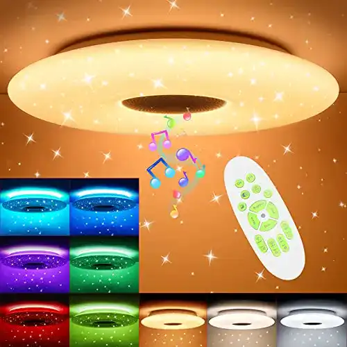 LED-Deckenleuchte mit Lautsprecher OPPEARL 36W, mit Bluetooth