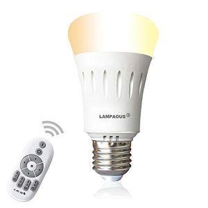 LED-Lampe mit Fernbedienung LAMPAOUS ® Dimmbar E27 LED