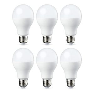 Lampadine LED (E27, GU10, E14) Amazon Basics, E27, 14 W, 6 pezzi