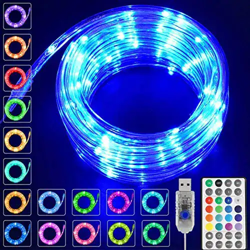LED-Lichtschlauch EUNEWR LED Lichtschlauch 10M USB Bunt