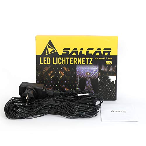 Lichternetz SALCAR Anti-Rost LED 3x2m, LED Lichtervorhang 31V