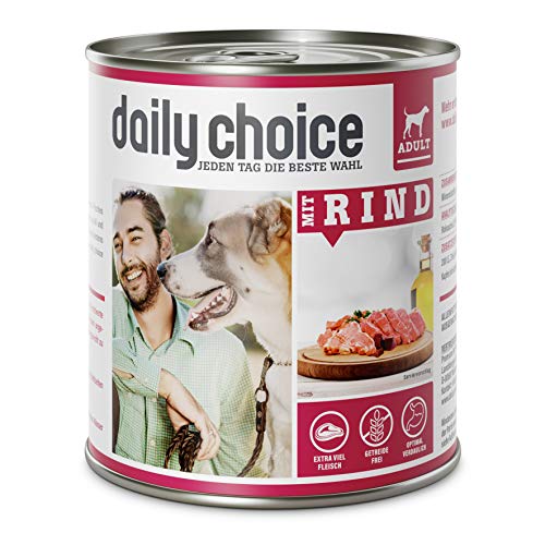 Die beste nassfutter hund getreidefrei daily choice 6 x 800 g mit rind Bestsleller kaufen