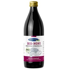 Noni-Saft Ayursana Nonisaft (1000 ml), Bio-Qualität, 100% Direkt