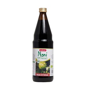 Noni-Saft MEDICURA Bio Noni 100 % Direktsaft, 750 ml Glasflasche