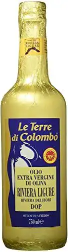 Olivenöl Ligurien Le Terre di Colombo, Goldumhüllte Flasche, 0,75 l
