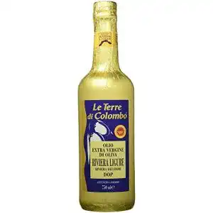 Olivenöl Ligurien Le Terre di Colombo, Goldumhüllte Flasche, 0,75 l