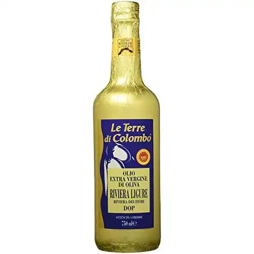 Olivenöl Ligurien Le Terre di Colombo, Goldumhüllte Flasche, 0,75 l