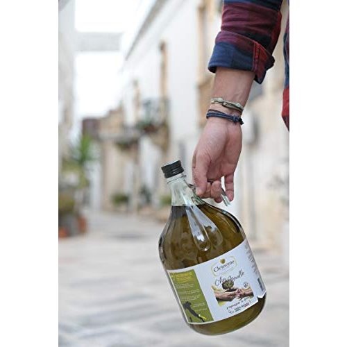 Olivenöl ungefiltert CLEMENTE Öl, 1 Korbflasche Natives Olivenöl