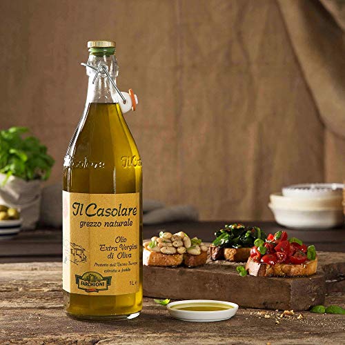 Olivenöl ungefiltert Farchioni Il Casolare, Extra Natives Olivenöl, 1 L