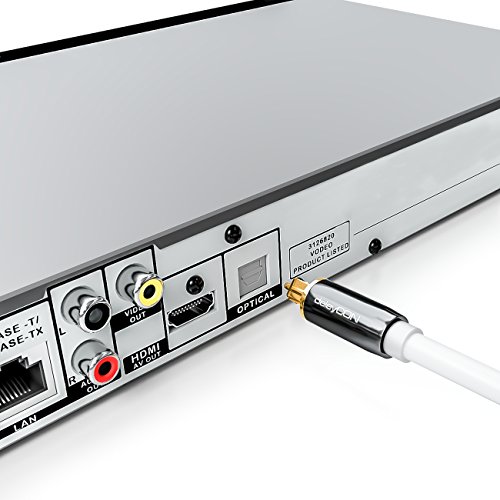 Optisches Kabel 10m deleyCON 10m Optisches Digital Audio Kabel
