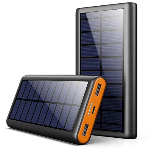 Die beste outdoor powerbank aopawa solar powerbank 26800mah 2 ports Bestsleller kaufen