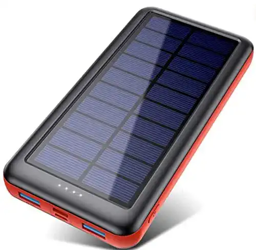 Outdoor-Powerbank QTshine Solar Powerbank 26800mAh