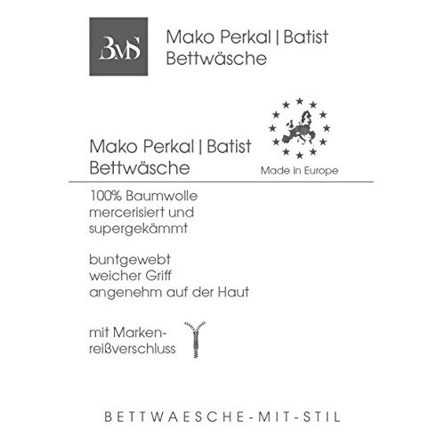 Perkal-Bettwäsche Bettwaesche-mit-Stil Mako Batist/Mako Perkal