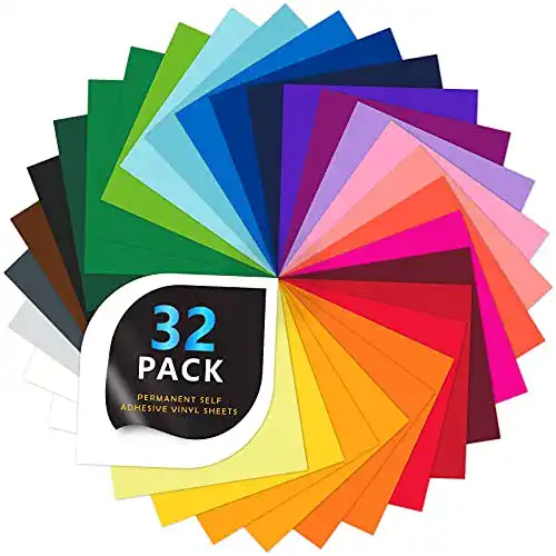 Plotterfolie HOMSHOP 32 Pack Permanent Selbstklebend