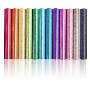 Plotterfolie Jodimitty 12 Pack Vinylfolie Plotter Textil, im Set