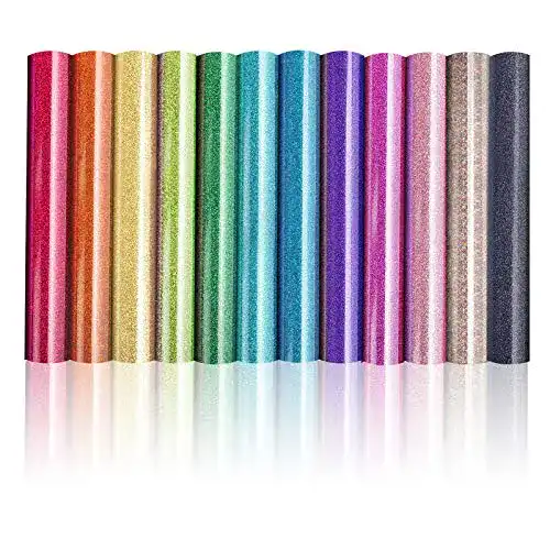 Plotterfolie Jodimitty 12 Pack Vinylfolie Plotter Textil, im Set
