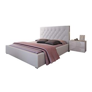Polsterbett LUK Furniture Bett Doppelbett Glamour mit Lattenrost