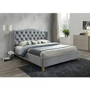 Polsterbett Sellon24/Signal Doppelbett, Samt Bezug,160×200
