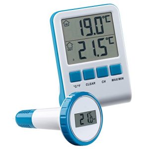Poolthermometer Funk infactory mit LCD-Funk-Empfänger, IPX8