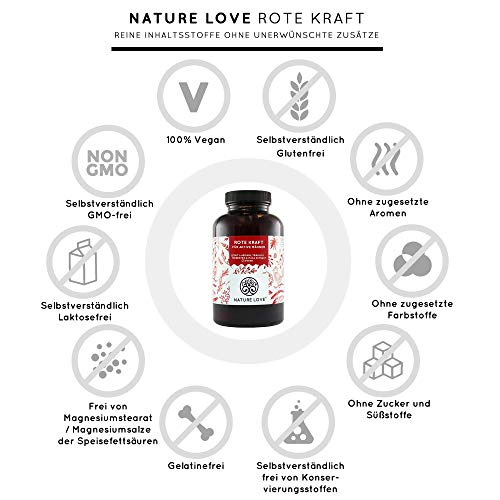 Potenzmittel NATURE LOVE® Rote Kraft für aktive Männer