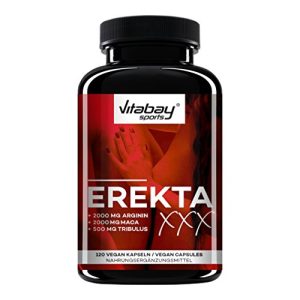 Potenzmittel vitabay ErektaXXX für den aktiven Mann, 120 Kapseln