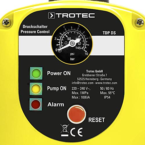 Pumpensteuerung-Druckschalter TROTEC, TDP DS ohne Stecker