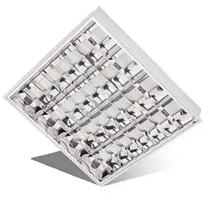 Rasterleuchte TEULUX TIM LED, incl. LED Röhren aus Echtglas