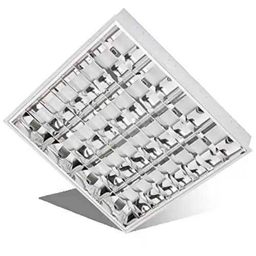 Rasterleuchte TEULUX TIM LED, incl. LED Röhren aus Echtglas