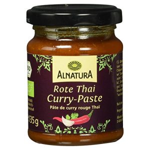 Rote Currypaste Alnatura Bio Rote Thai-Curry-Paste, 6 x 135 g