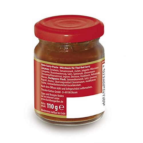 Rote Currypaste Bamboo Garden Currypaste Rot, 110g