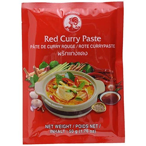 Die beste rote currypaste cock currypaste rot mittlere schaerfe 12 x 50 g Bestsleller kaufen