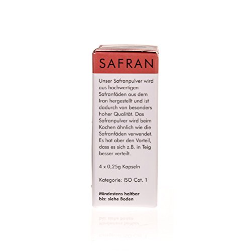 Safranpulver Greenplan Products echter Safran gemahlen 4 x 0,25g