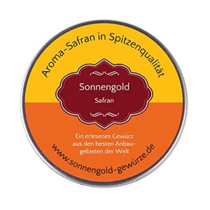 Safranpulver Sonnengold Safran-Pulver gemahlen, 2 Gramm